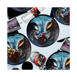 venom movie theme Birthday Party decoration disposable Balloon sticker cake decorative napkin Children's back to school season