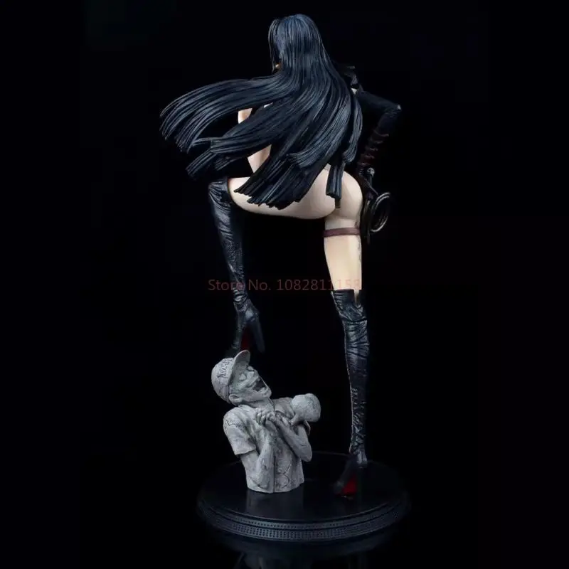 One Piece Gk Boa Hancock Leather Jacket Empress Anime Figure Garage Kit Model Anime Periphery Computer Case Ornament Toy Gift