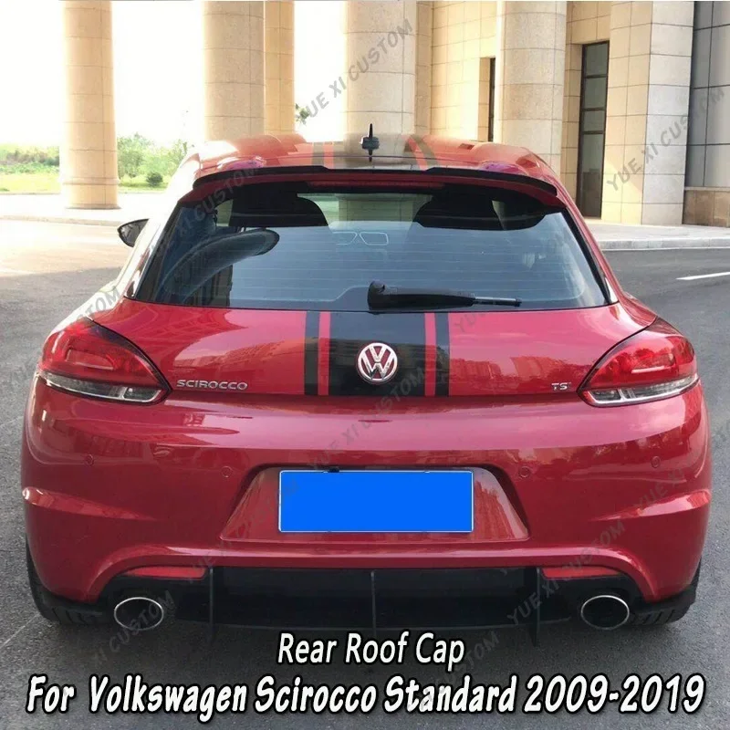 

Car Rear Roof Spoiler Wing For Volkswagen Scirocco Standard Coupe 2009-2019 MAXTON STYLE Rear Trunk Roof Wing Spoiler Lip Cap