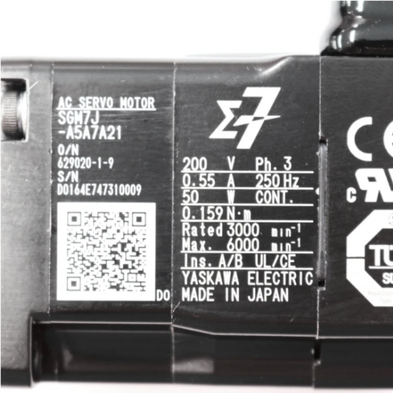 New In Box Yaskawa SGM7J-A5A7A21 Servo Motor 1 Year Warranty