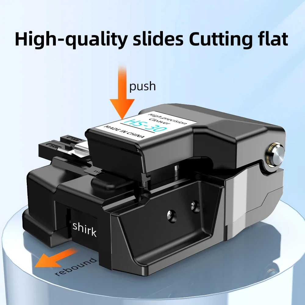 SAIVXIAN 광섬유 절단기, HS-30 광섬유 케이블 절단기, 베어 파이버 피그테일 점퍼, 가죽 와이어 광섬유 케이블 절단
