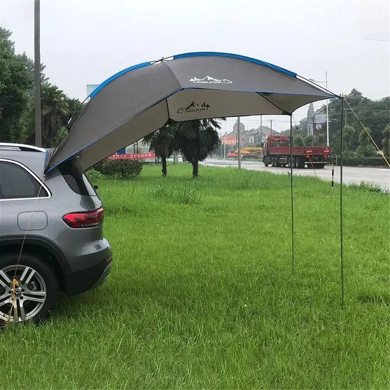 Imagem -05 - Waterproof Car Trunk Tent para Camping Auto Toldo Suv Car Tail Tent Dormir Cama Sombra Toldo Self-driving Camp