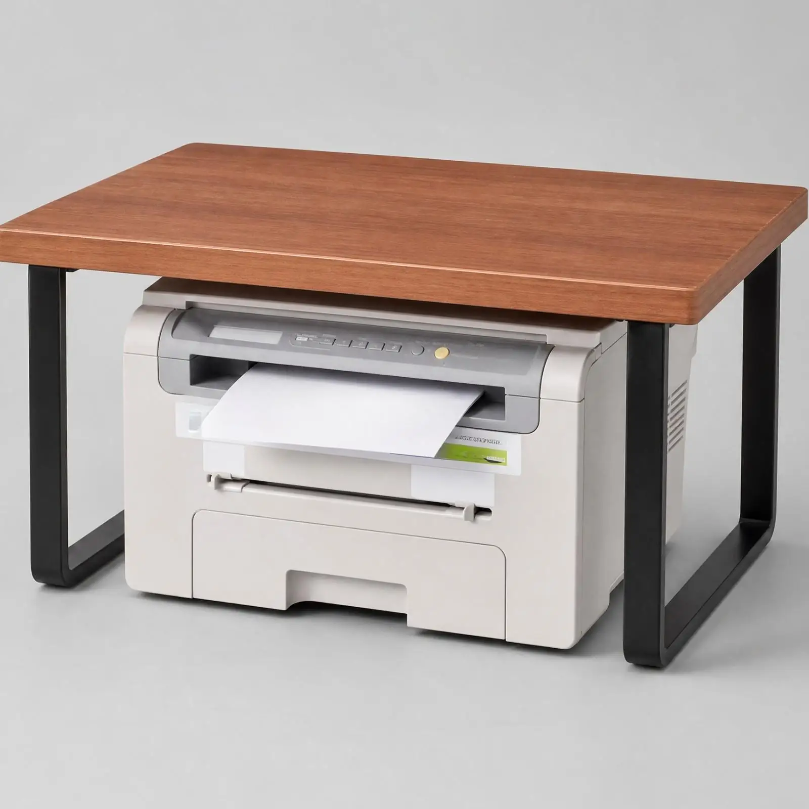 Space Saving Printer Stand Shelf for Small Desk Home Office Study Room Organization