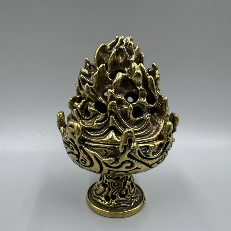 Antique Collectible Bronze Boshan, Small Ornament