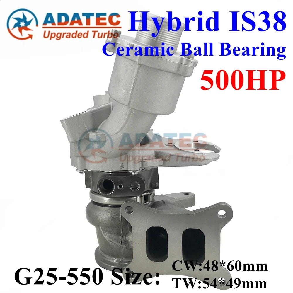 

IS38 Upgrade Turbo Ball Bearing G25-550 06K145722G 06K145722T 06K145722A Hybrid Turbo for Audi A3 S1 S3 2.0T 2.0L EA888 GEN3