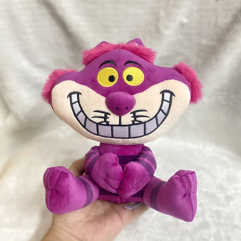 Kawaii Disney Cheshire Cat peluche Alice nel paese delle meraviglie animali portachiavi per bambini ragazze donna zaini ciondolo carino