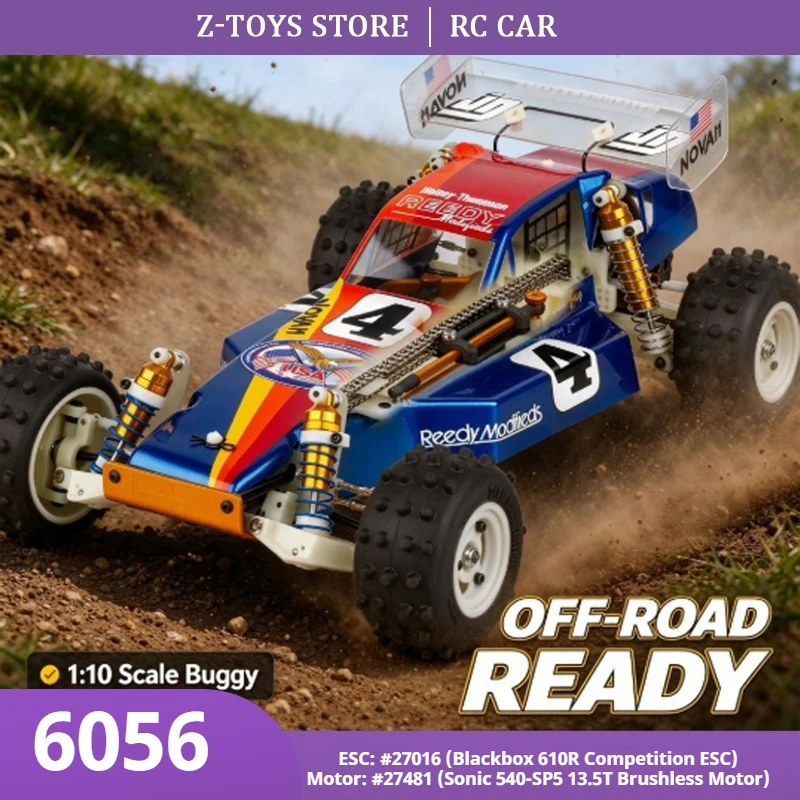 Team Associated AE 6056 RC10 4WD Jay Halsey Chain Drive Special Edition Vintage 1/10 RC Off Road Buggy Assembly Kit
