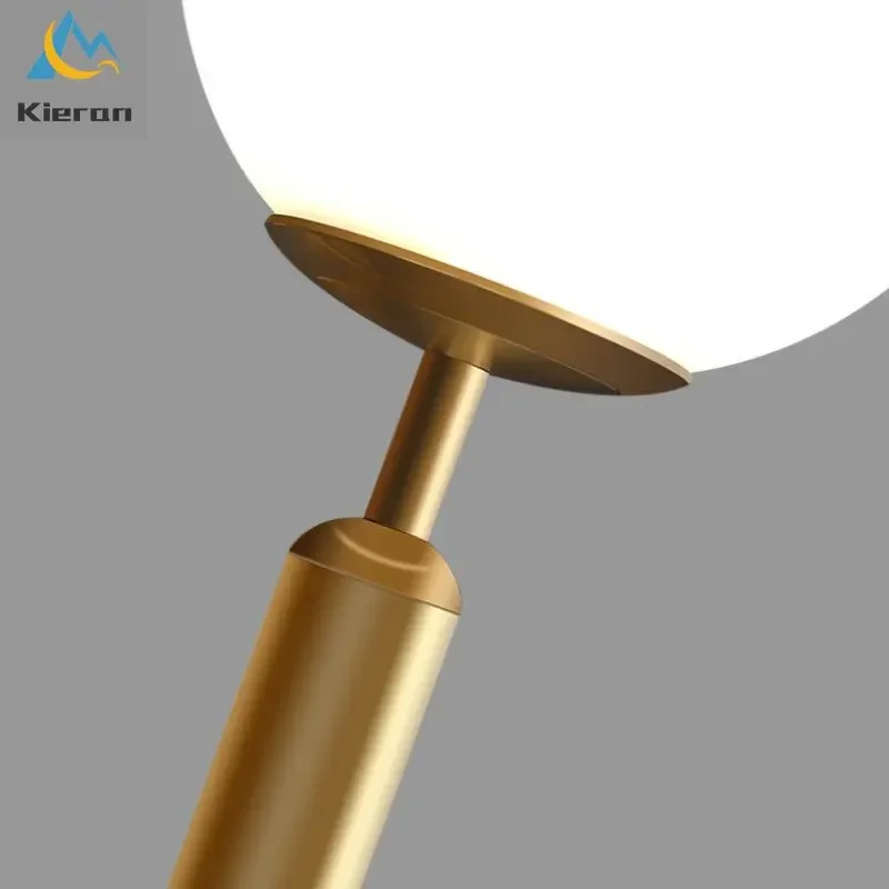 북유럽 모던 심플 유리 볼 LED 벽 램프, 침실, 서재, 거실, 침대 옆 벽 장식, 욕실 장식, 벽 램프