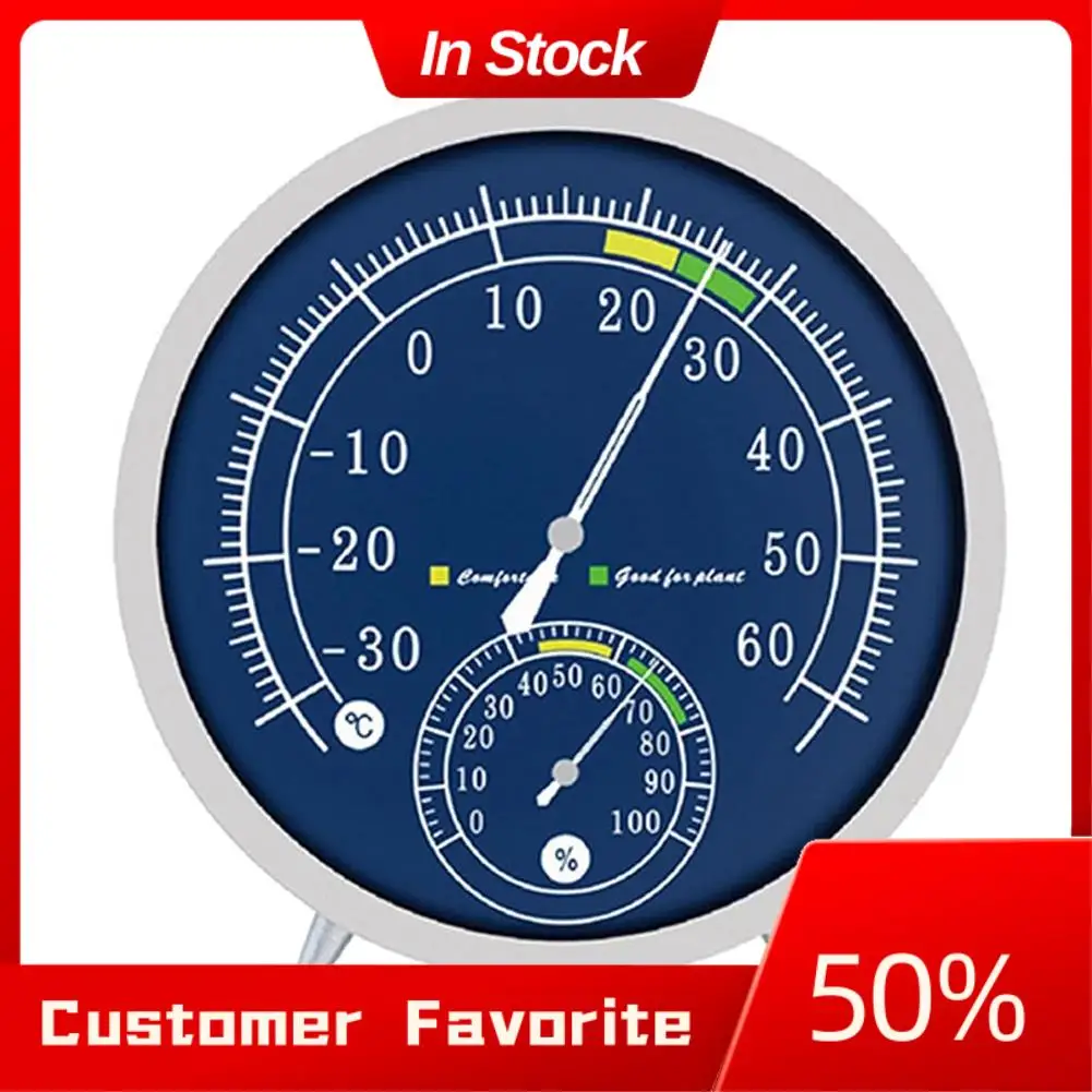 

Top Sale Metal Temperature & Humidity Meter Accurate Readings Thermometer Hygrometer For Indoor Use