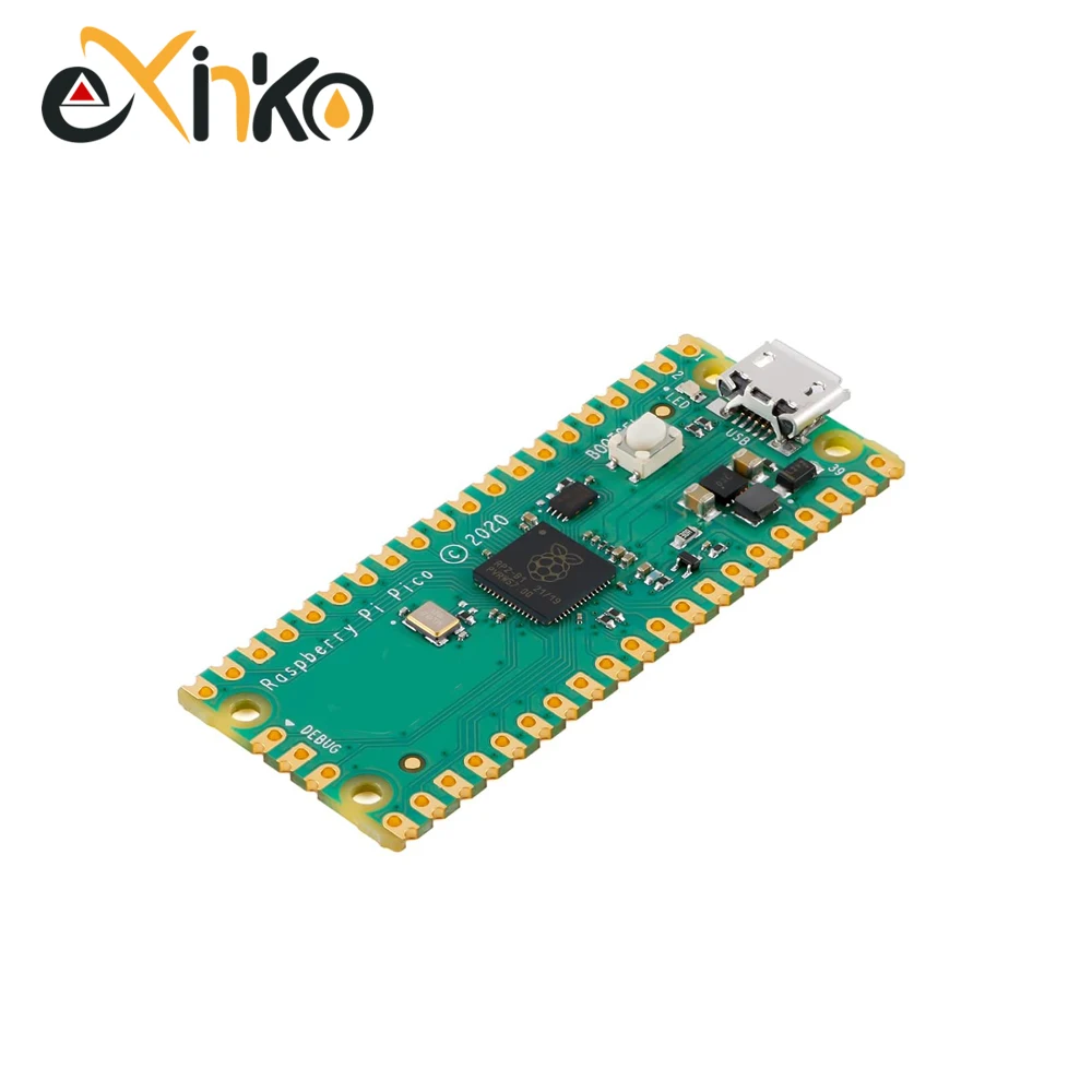 1-10 sztuk Raspberry Pi Pico Board RP2040 dwurdzeniowy 264KB ARM mikrokomputery o niskim poborze mocy wysokowydajny procesor Cortex-M0 + TYPE-C — zdjęcie produktu 2