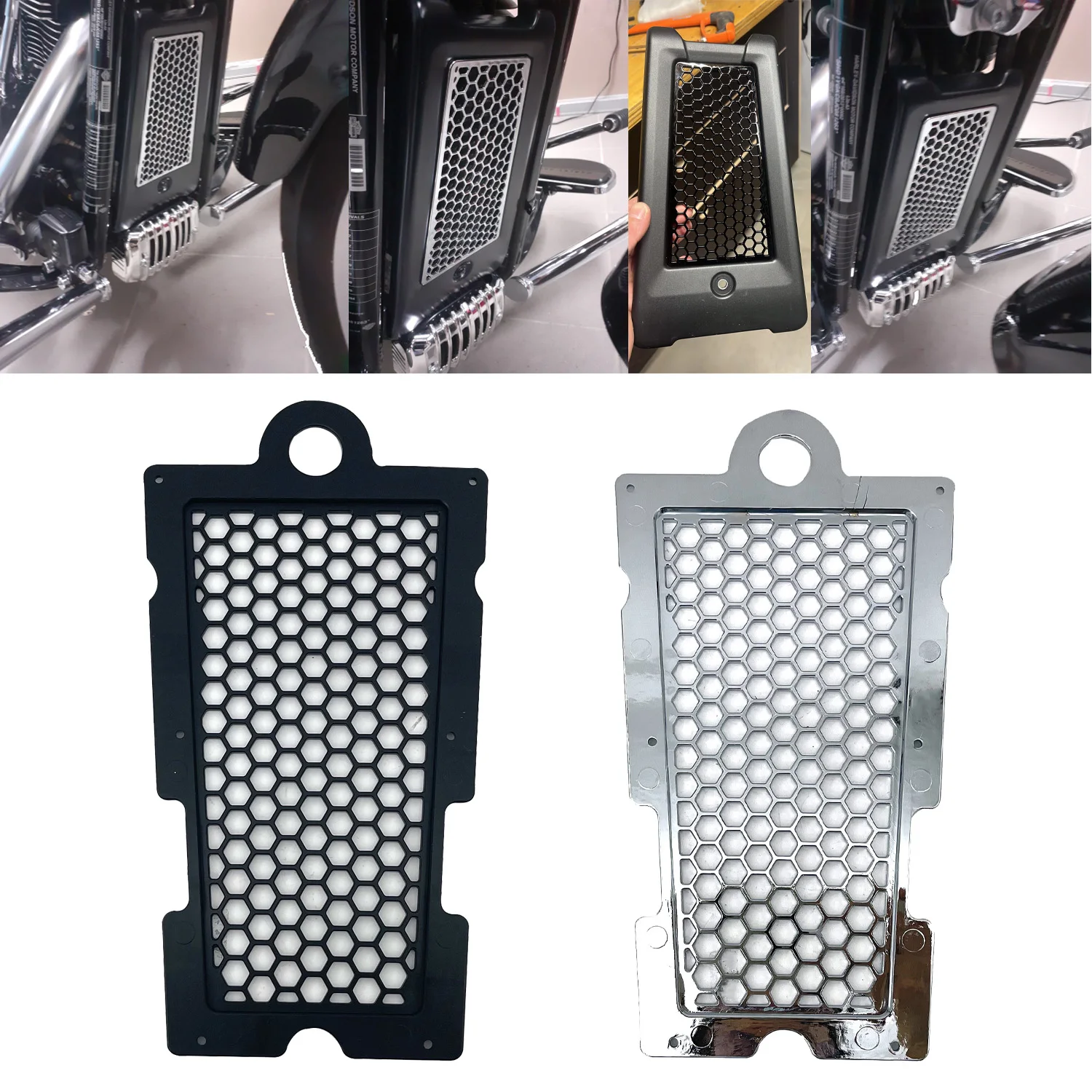 Motorcycle Radiator Guard Grille Grill Protection Mesh Cover For Harley Softail Breakout Fat Boy Street Bob FXLR 2018 -2022