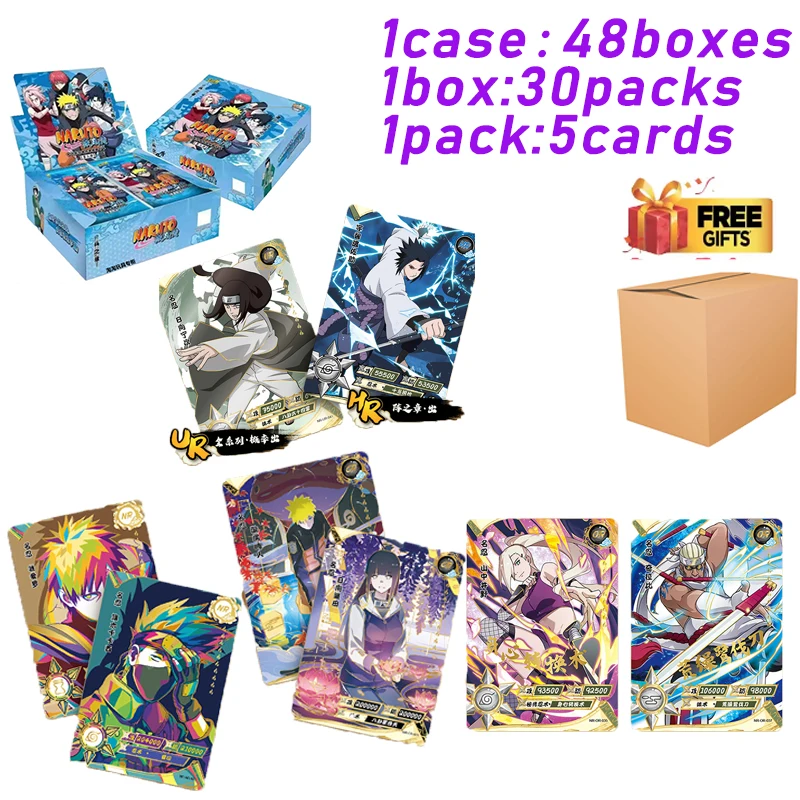 KAYOU Collection Cards Naruto - Tier2 Wave3 Holo Rare Ninja Cards Party Game Collection Gift Fans