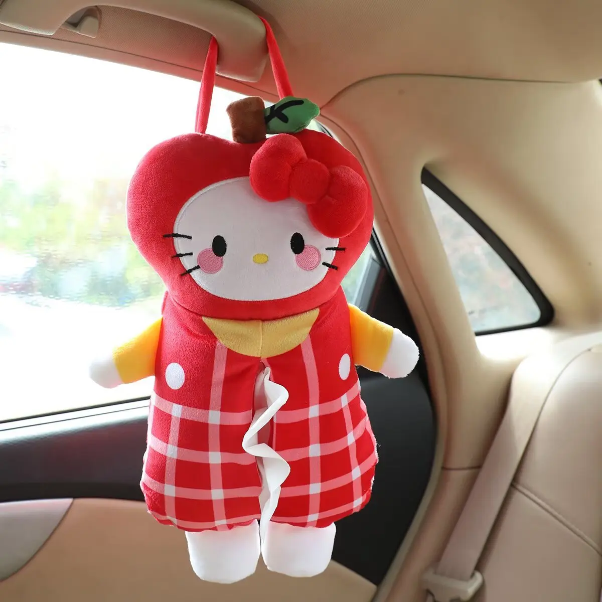 

Car Tissue Box, Sunshade Seat Backrest Suspension Tissue Box, Car Armrest Bag, Tissue Storage Bag, Car Storage And Organization