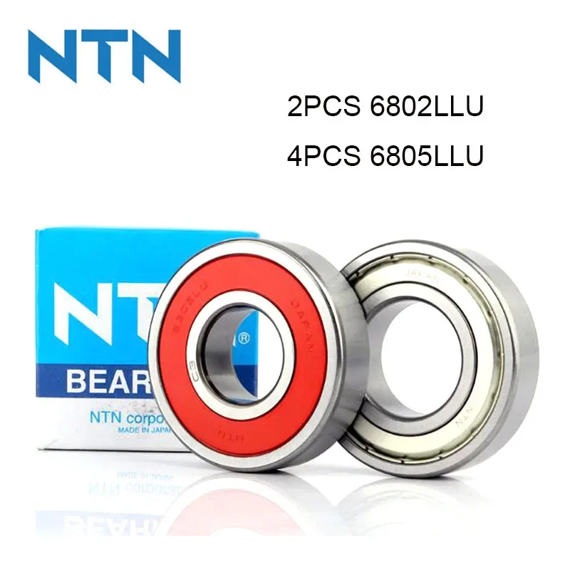 

Japan NTN 100% Original Bearing 4pcs 6802-LLU 2pcs 6805-LLU ABEC-9 Ball Bearing High Speed Deep Groove 6802 Ball Bearing