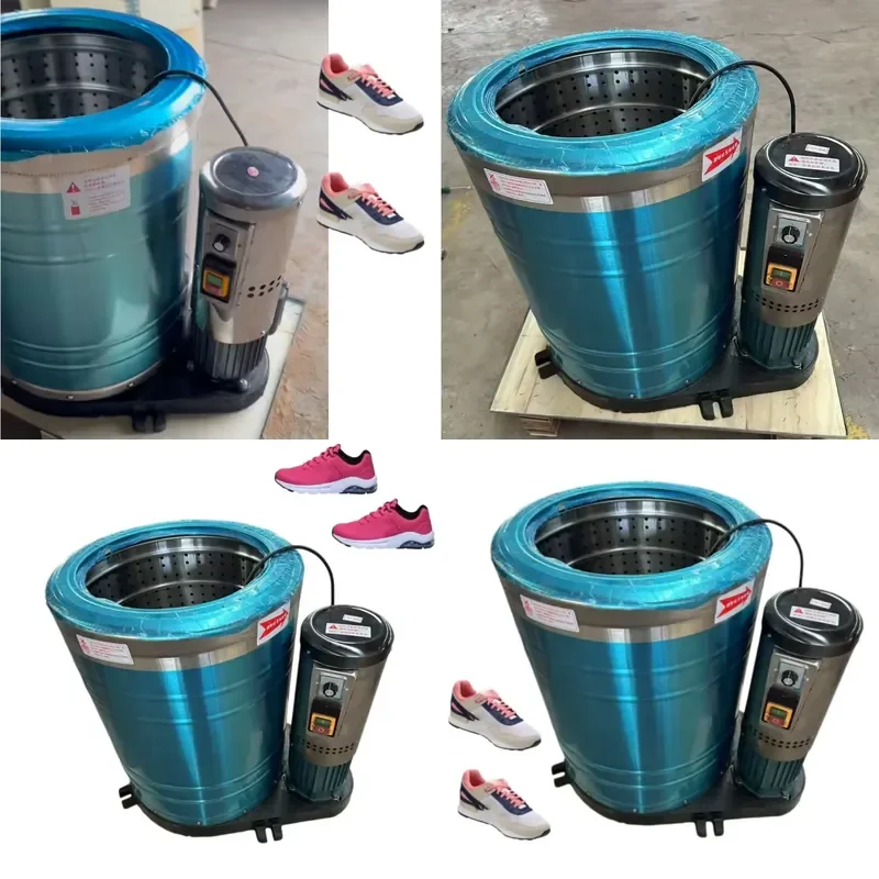 Stainless Steel Industrial Dehydrator Centrifugal Rotary Dryer for Commercial Footwear Water Extraction Machine Heavy Duty