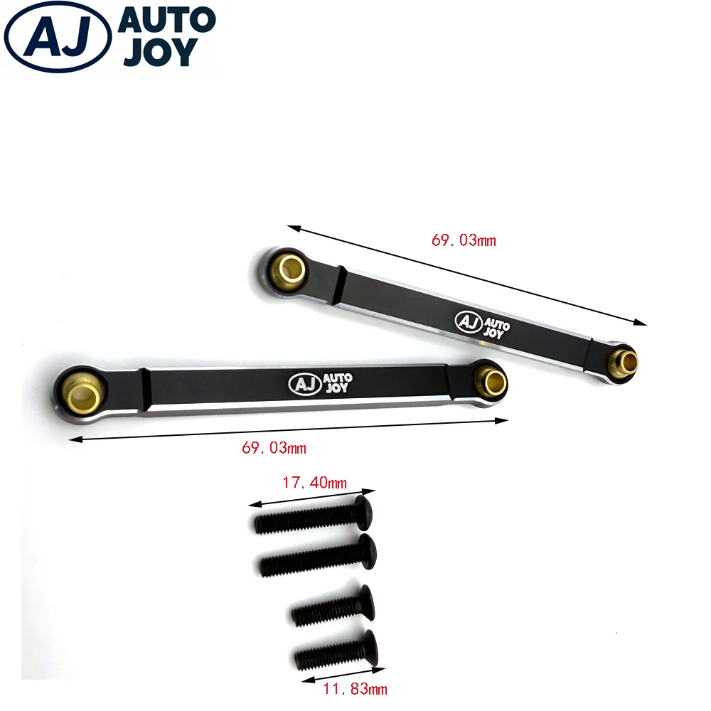 مجموعة قضبان التوجيه والقضبان المصنوعة من الألومنيوم لـ AUTO JOY RC 7075 لـ TRX MINI MAXX BL-2s 4WD شاحنة كبيرة بدون فرش 107154-1 أجزاء ترقية