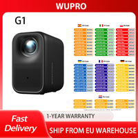 WUPRO G1 Projector, Certified Google TV & Netflix, Native 1080P, HDR10 Decoding, 320 ISO Lumens, Auto Focus & Auto Keystone