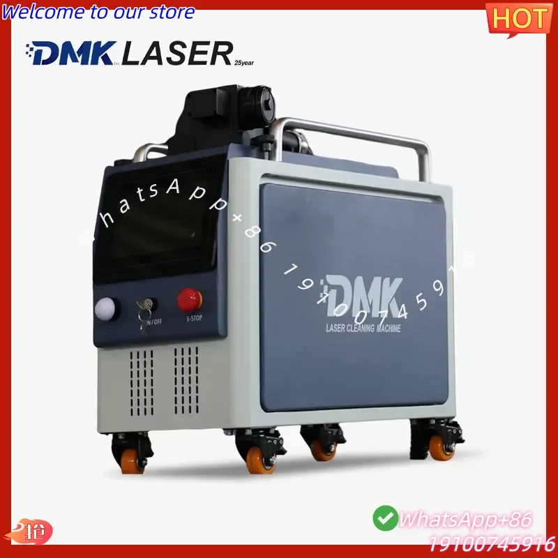 CE Certificate DMK Handheld 200w Low Price Handheld Pulse Cleaning Machine Light Weight Portable Rust/oil/metal
