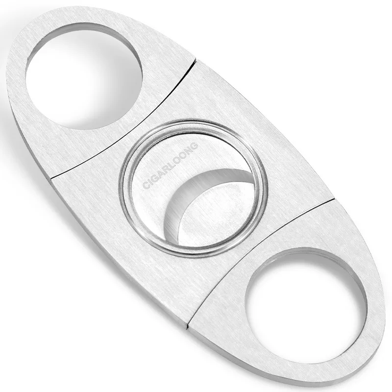 Stainless steel cigar scissors, Cuban cigar cutter, minimalist cigar scissors view 4
