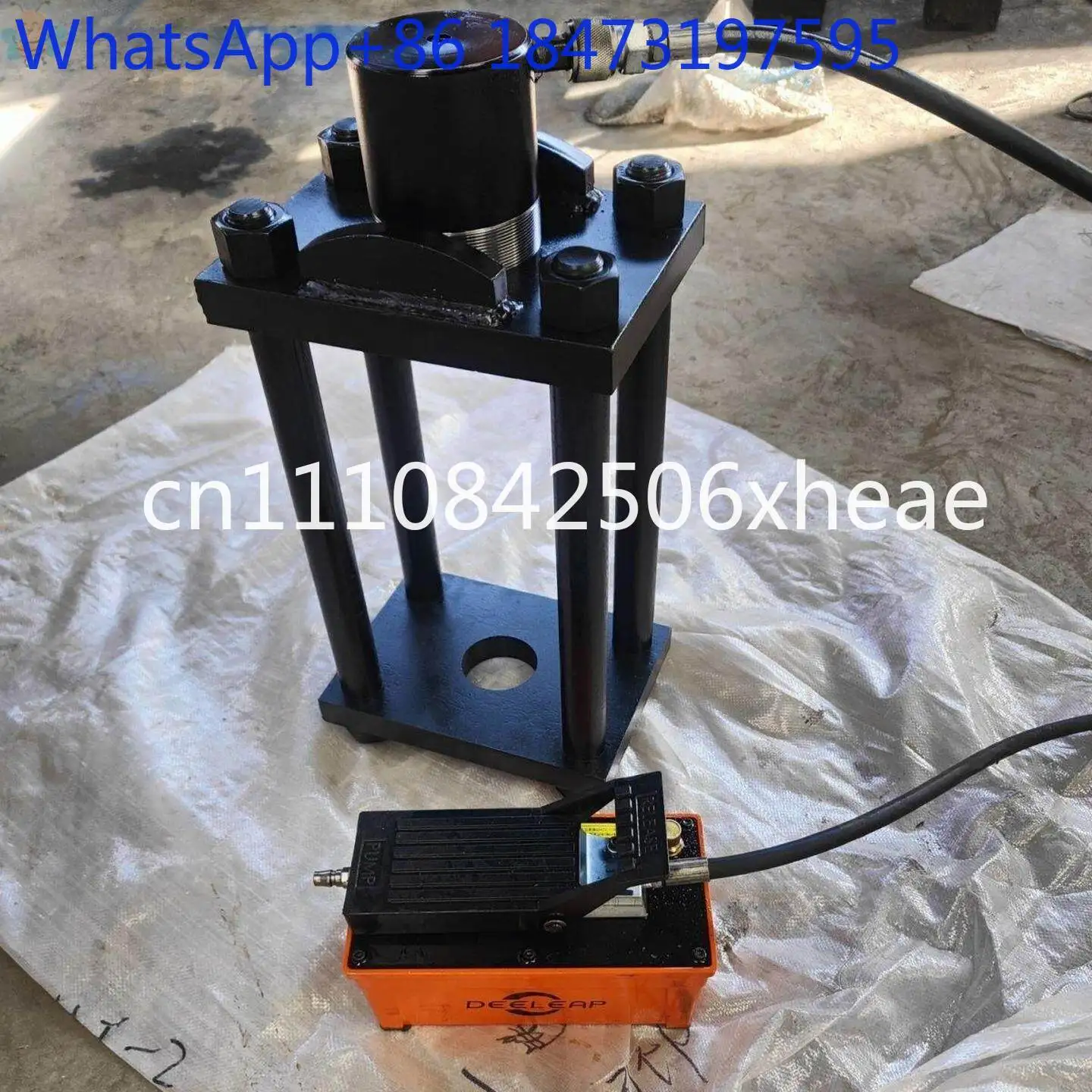 Light truck vertical shaft rack, pneumatic hydraulic steering knuckle, horn pin, bearing, press tool