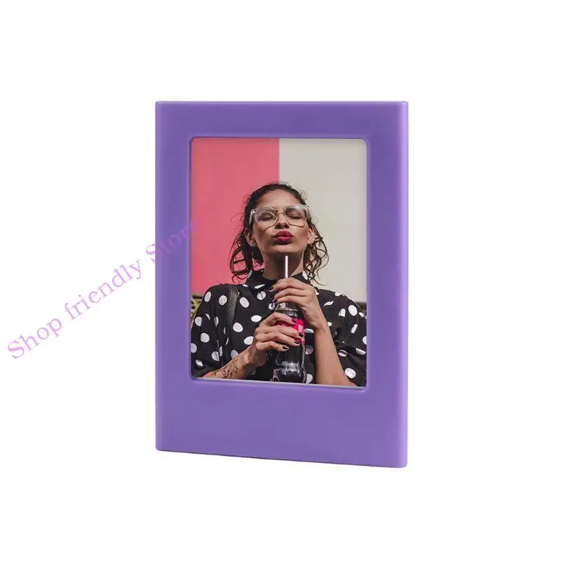 594A Magnético Magnético da moldura PVC 3 polegadas Camada única FOTO MAIS MEMORES MEMORES MEMORESS MEMORES RORBO