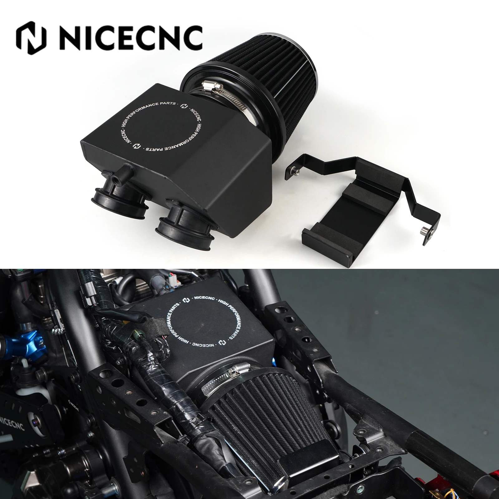 NICECNC Motorcycle Air Filter Box Assembly For 2022-2024 Yamaha Tenere 700 /XTZ700 Tenere 700 Rally Edition BW3-14401-02-00