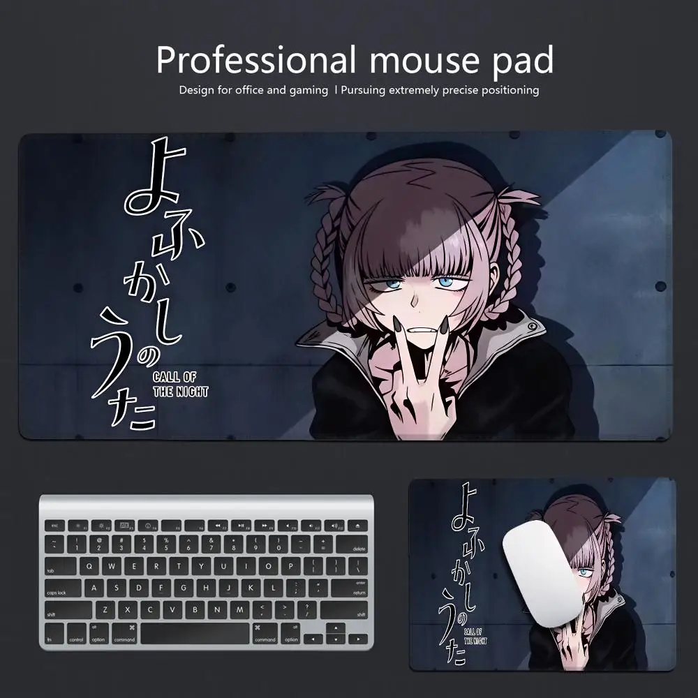 Call of the Night Mouse Pad Nanakusa Nazuna Anko Kou Anime Large MousePad XXL Manga Keyboard Pad PC Gaming Accessories Desk Mats