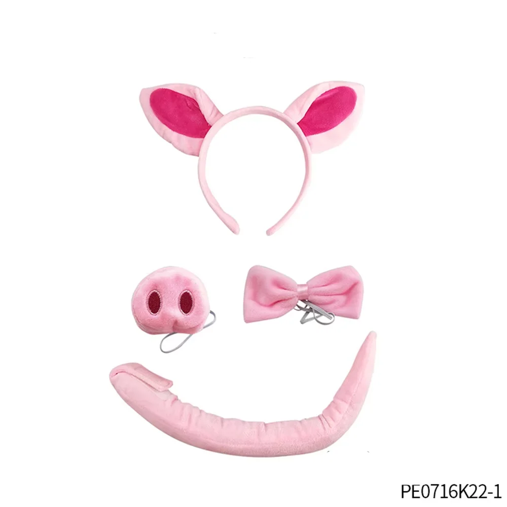 Ensemble de costumes et d'accessoires de cochon PESENAR, adapté aux fêtes et au cosplay sur le thème du cochon