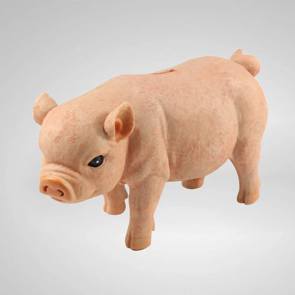 Pig Saving Pot Small Piggy Bank for Kids Bedroom Living Room Decoration Coin Bank Encourages Saving Habits Pink