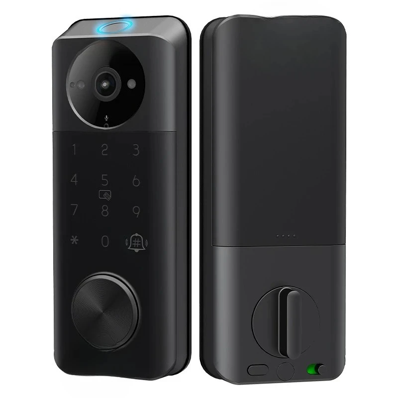 Automatic smart lock, electronic cat eye visual smart door lock