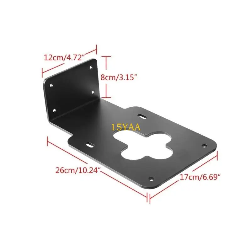 15ya Kef LS50 무선 II 스피커 마운트 브래킷 스탠드 공간 저장 코드 관리 브래킷 용 15YA 범용 벽 마운트 홀더