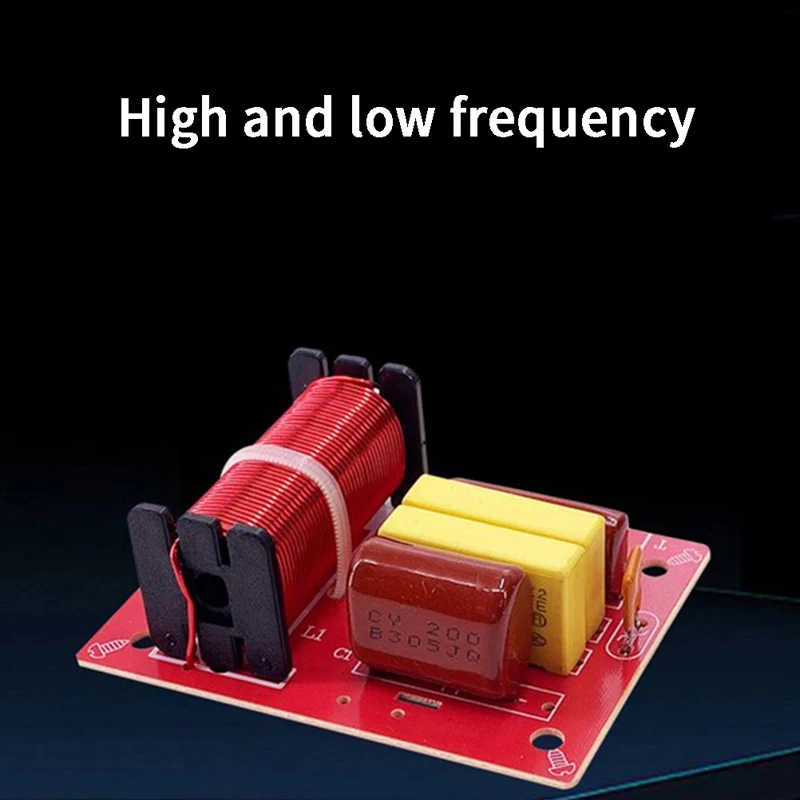 Auto WEAH-234 80W 2 Way Speaker Frequency Divider Treble Bass Crossover Filter Automotivo Falante Audio Accessories