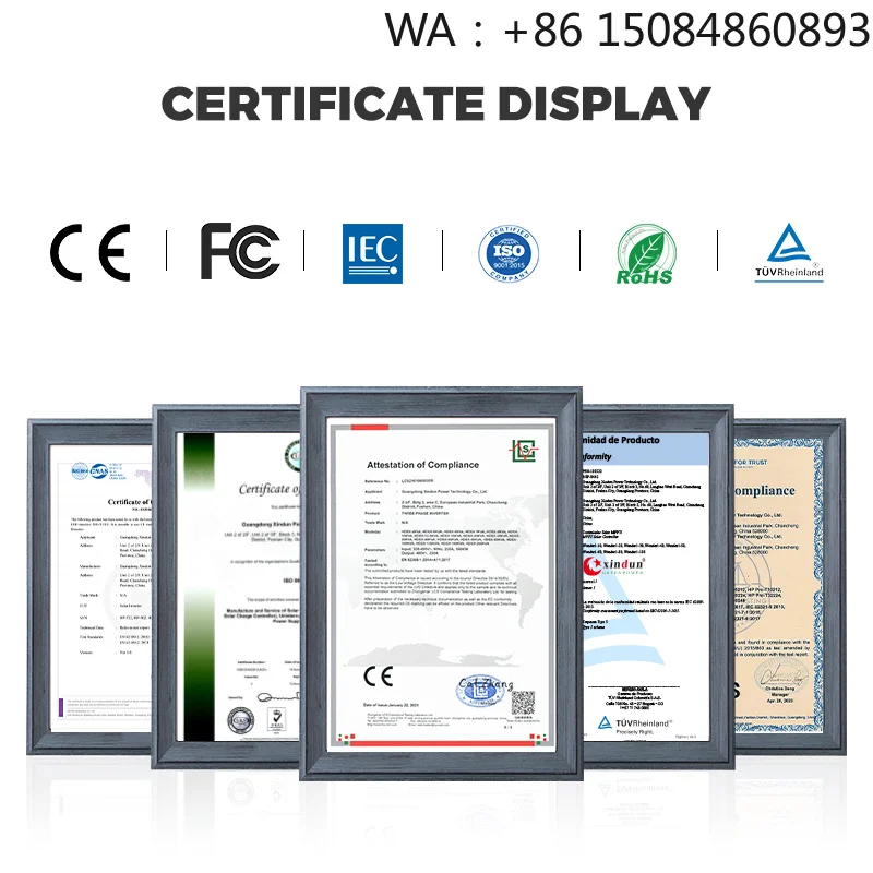 5KW-15KW Hybrid Solar PV Inverter, Solar Accessories, 48V DC To AC Pure Sine Wave Converter, Built-In MPPT Charge Controller
