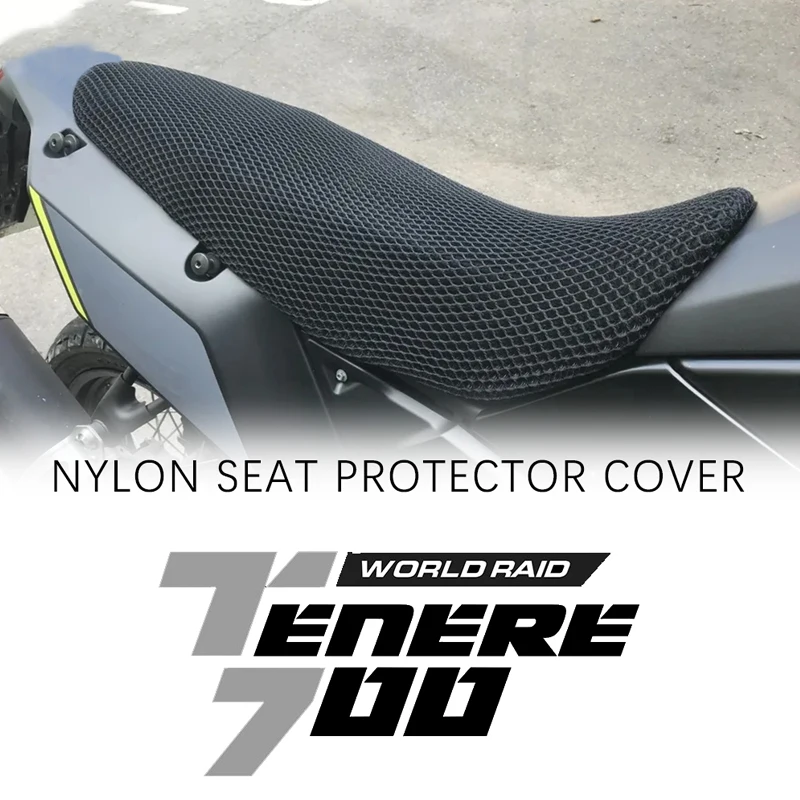 

Для Yamaha Tenere 700 Tenere700 T7 T 700 мотоциклетное сиденье, защитная подушка, чехол для сиденья, нейлоновая ткань, охлаждающий сотовый коврик для седла
