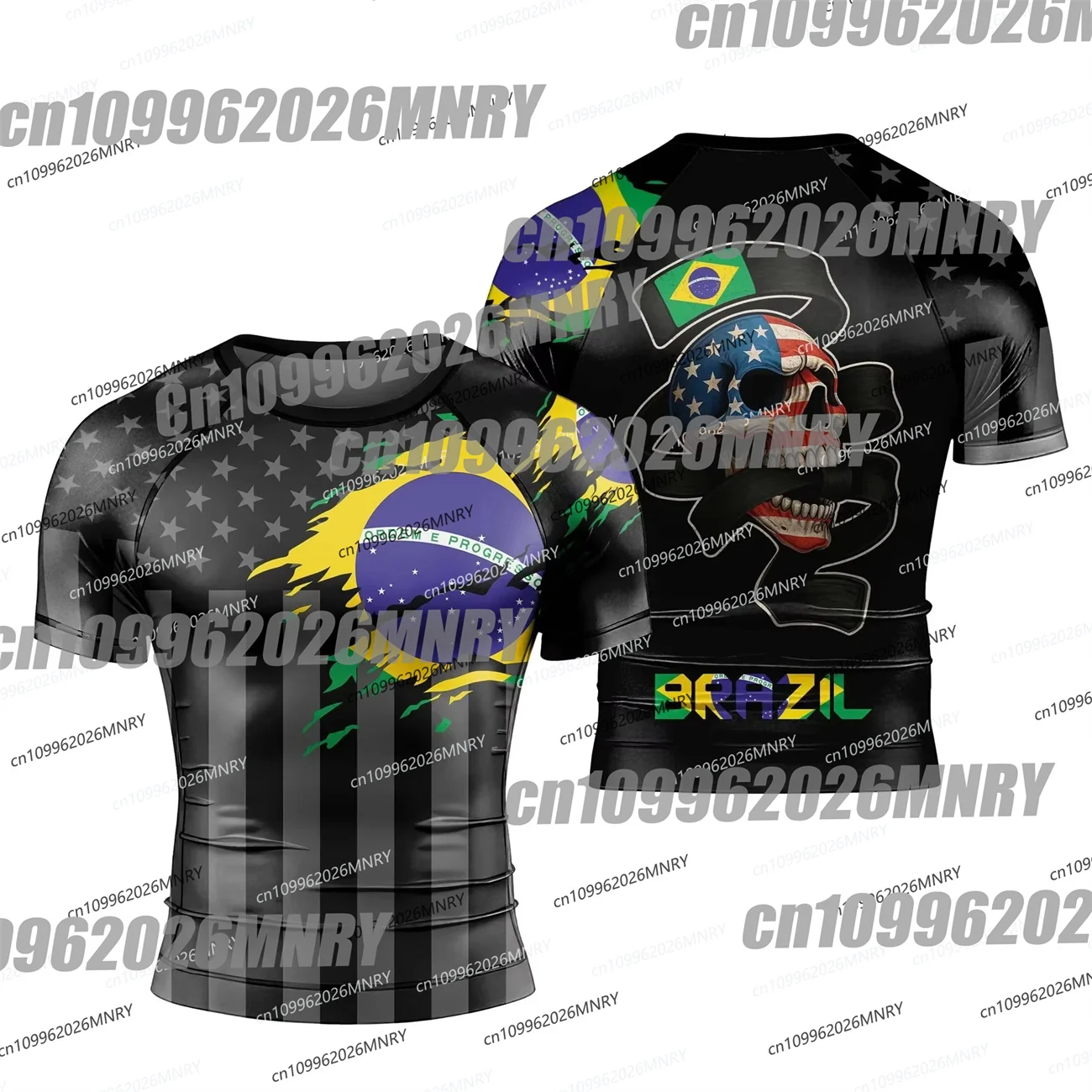 Men Brazilian Jiu Jitsu TShirt Grappling Short Sleeve Sport Top Fitness Gym TrainingQuick Dry Sportswear Casual Beach Tees