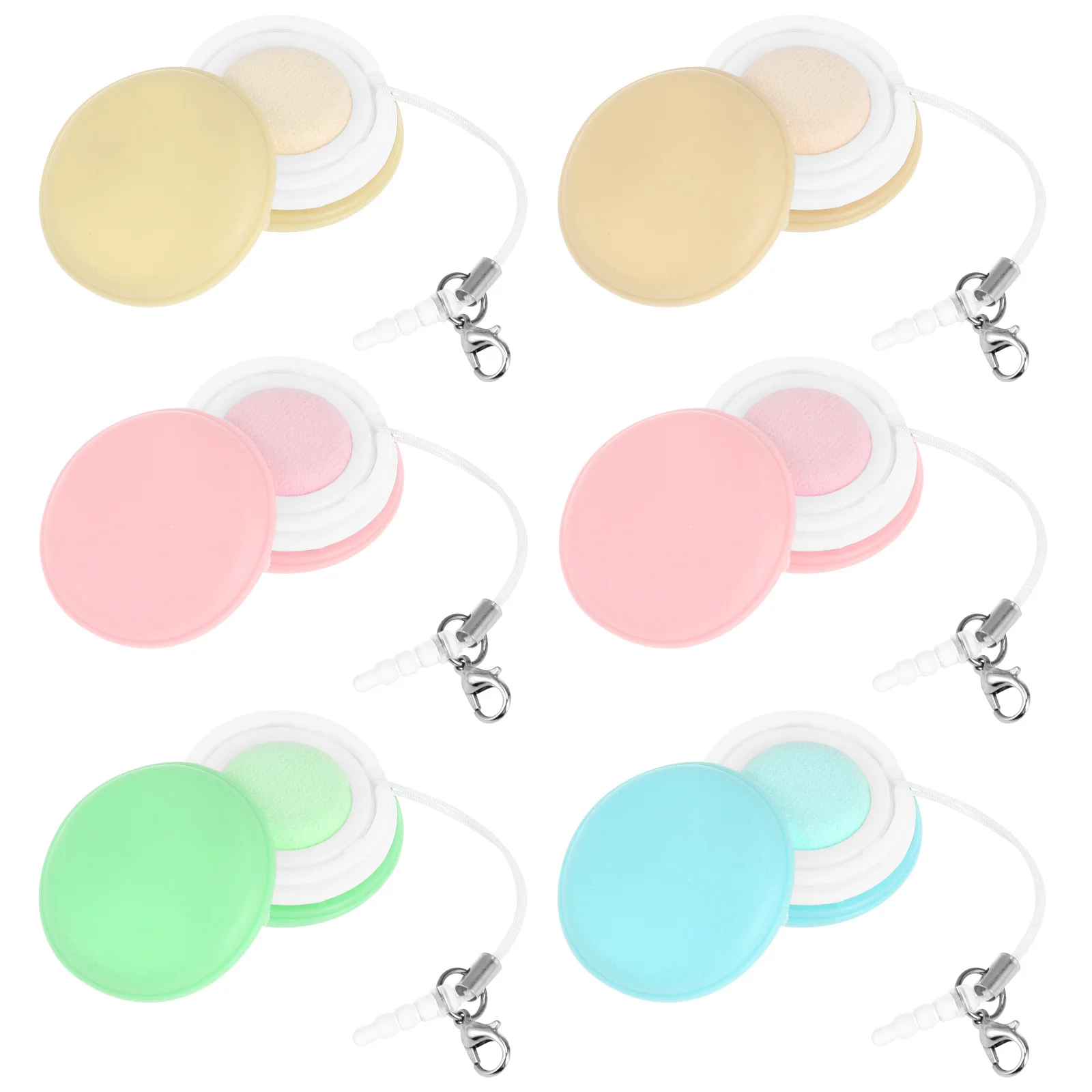 6 قطعة ملابس تنظيف شاشة الهاتف النظارات عدسة ممسحة متعددة الاستخدام منظف شاشة المحمول المحمولة ديكور معلق الأسطح الحساسة