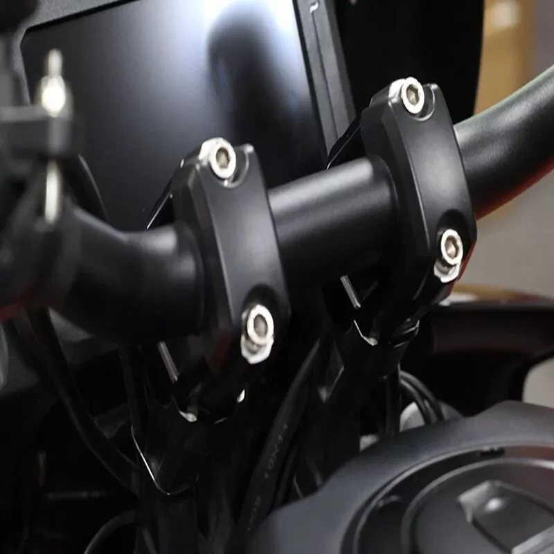 Motorcycle Accessories Handlebar Riser Clamp Aluminum Motorcycle Fit For Harley Pan America 1250 2022