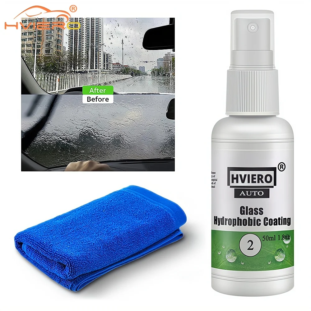 

20/100ml Car Glass Remove Rainproof Agent Nano Hydrophobic Polishers Auto Coating Tools Rearview Clean Paint Care Polishes Wash