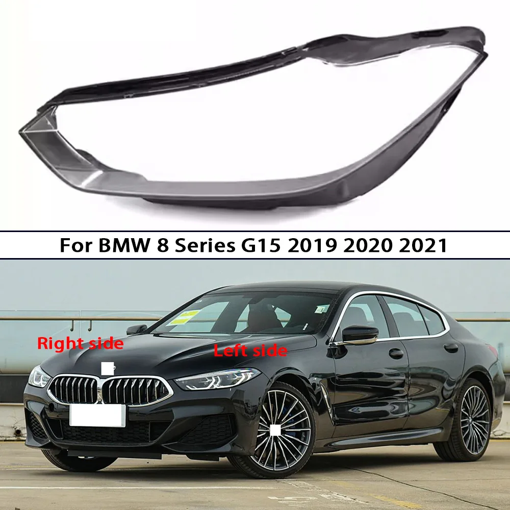 

Headlight Shell Lens Plexiglass For BMW 8 Series G15 2019 2020 2021 Headlamps Transparent Lampshade