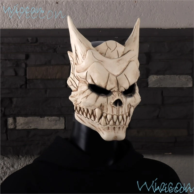 Cos Mask Scary Monster Skeleton Mask Anime Kaiju Kafka Hibino Cosplaying Halloween Carnival Masquerade Props No.8