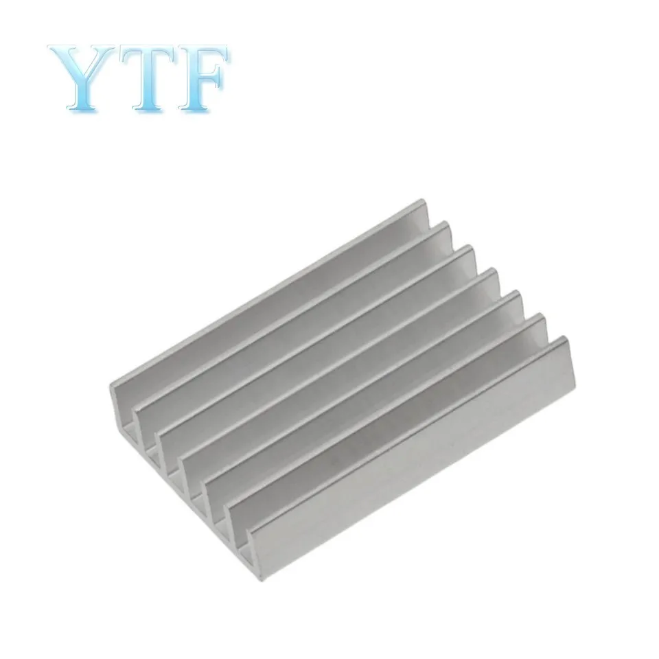 10PCS Heatsink Radiator Cooler Radiator 30x20x6MM High Quality Silver Slot Heat Sink 