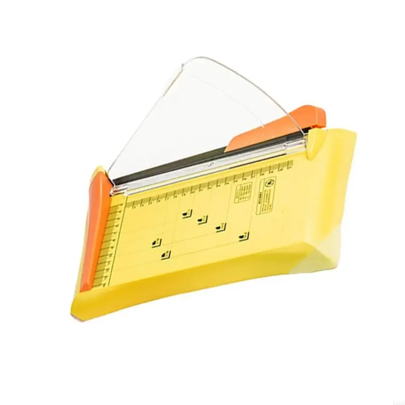 Plastic High Efficiency Lightweight Paper Cutter Portable Photo Paper Cutter with Ruler Cutter Trimmer Office Supplies R2LB