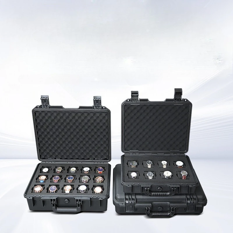 Shockproof Watch Storage Case, Durable Travel Organizer Box for Wristwatch Collection, Protective Display Holder for Watches