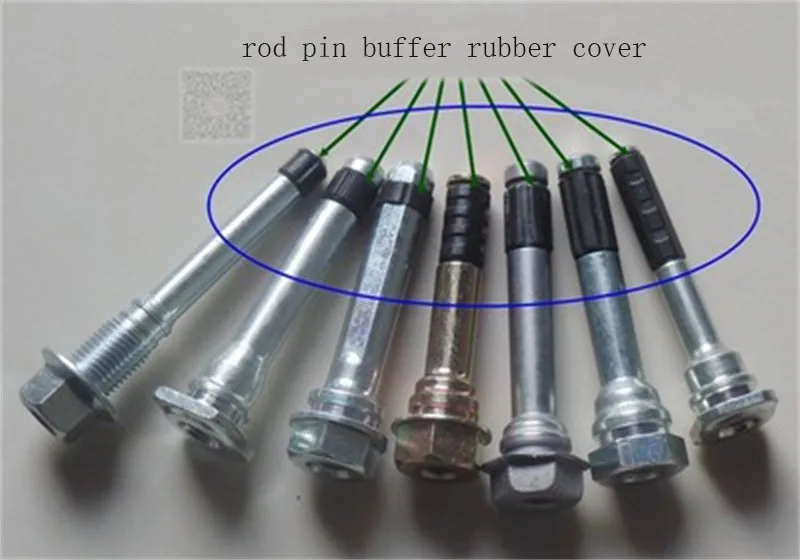 Brake Wheel Cylinder Dust Cover Caliper Piston Screw Rod Pin Buffer Rubber for Nissan versa 2015