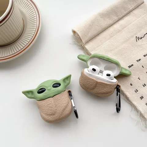 AirPods 4 케이스 용 Apple AirPods 4 세대 무선 이어폰 케이스 박스 보호 커버 용 3D 귀여운 만화 실리콘 케이스