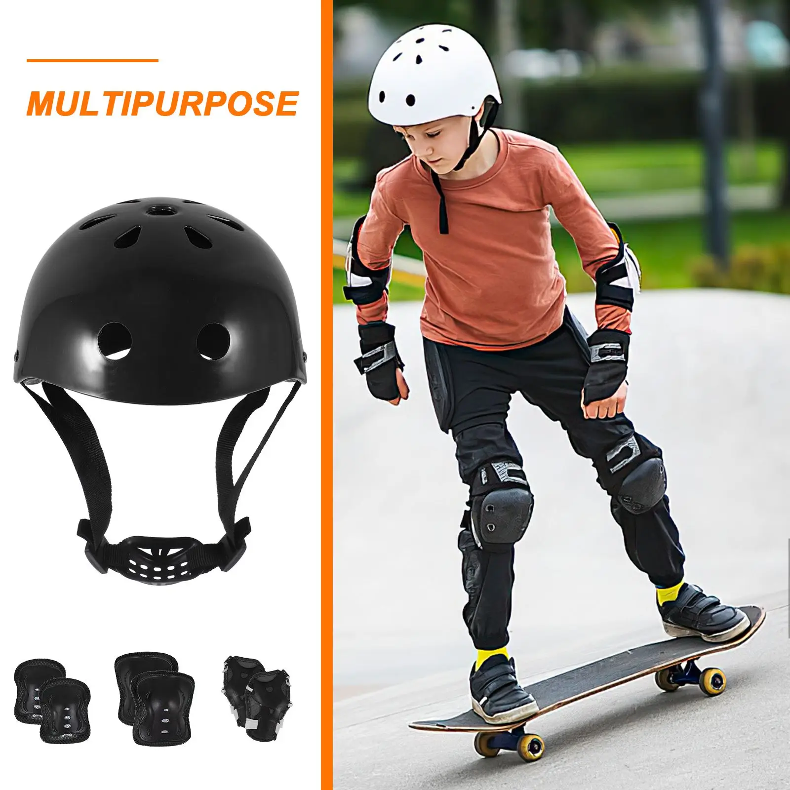 1Set Roller Skating Wrist Elbow Knee Brace Skating Protective Gear Kids Scooter Safety Pad Skating Kneecap