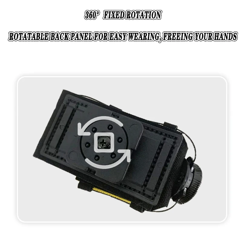 Law Enforcement Camera Leather Case Grade Police Body Camera Holster Molle Plate Tactical Vest Accessory For Vest Chest Hanging 4