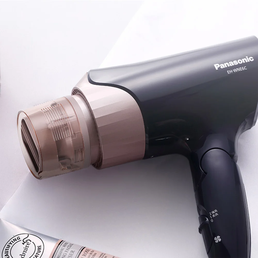 Panasonic Hair Dryer 1700W Negative Ion Hair Care Hot & Cold Dual Outlet 6 Modes Diffusion Nozzle Home Salon Hair Dryer