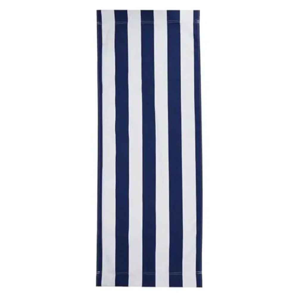 Beach Lounger Replace Cloth Polyester Cloth Fabric 120x44 Cm Blue And White Stripes Folding Chair Cover Parts