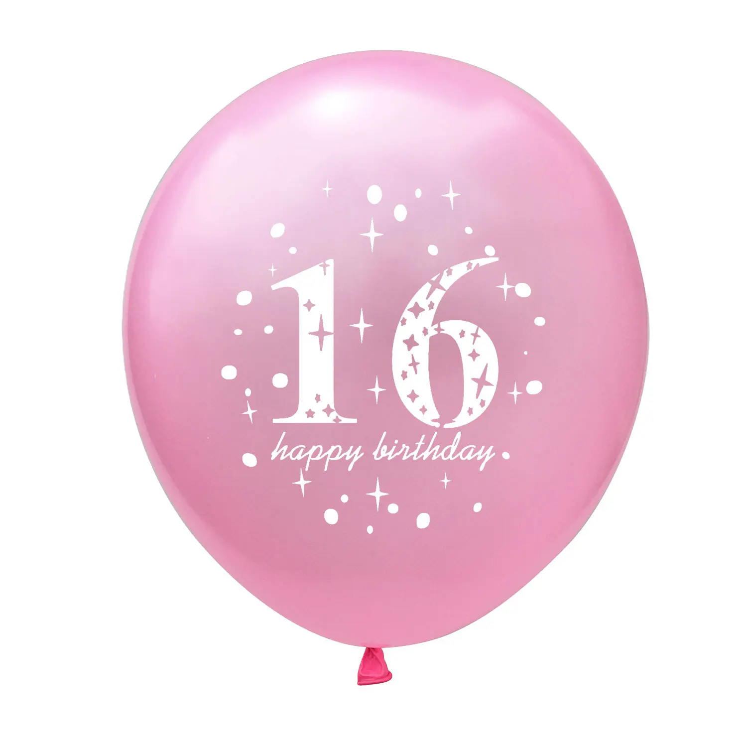 16 Year Old Latex Balloon 12 Inch 2.8g Birthday Balloon Happy Birthday Party Decoration Outdoor Party Atmosphere Building